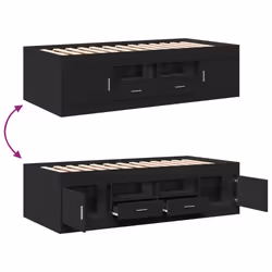 VidaXL 3280238 sofa Sofa bed Black - Additional view 6