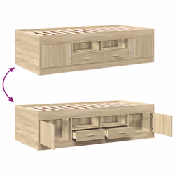 VidaXL 3280239 sofa Sofa bed Oak - Additional view 6