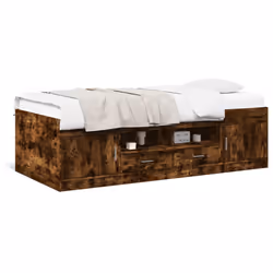 VidaXL 3280241, Sofa bed, Oak, Wood, 2030 mm, 1020 mm, 520 mm