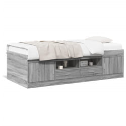 VidaXL 3280242 sofa Sofa bed Grey, Oak