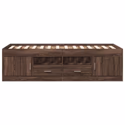 VidaXL 3280243 sofa Sofa bed Brown, Oak