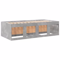 vidaXL Daybed with Drawers Sofa Bed Daybed Couch Guest Bed Engineered Wood - concrete grey, 75 x 190 cm - Additional view 5