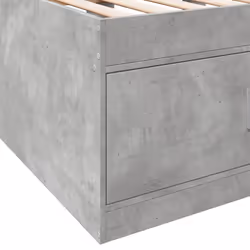 vidaXL Daybed with Drawers Sofa Bed Daybed Couch Guest Bed Engineered Wood - concrete grey, 75 x 190 cm - Additional view 7