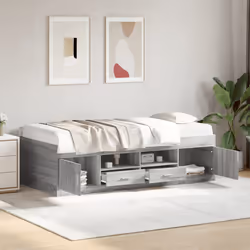 VidaXL 3280263 sofa Sofa bed Grey, Oak