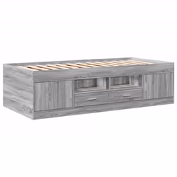 VidaXL 3280263 sofa Sofa bed Grey, Oak