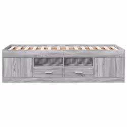 VidaXL 3280263 sofa Sofa bed Grey, Oak - Additional view 4
