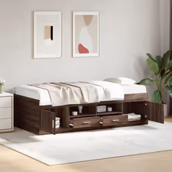 VidaXL 3280264 sofa Sofa bed Brown, Oak