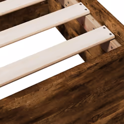 vidaXL Bed Frame with Drawers Bed Base Sonoma Oak 120x200 cm Engineered Wood - smoked oak, 200 x 200 cm - Additional view 8