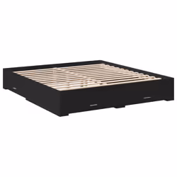VidaXL 3280364, Black, 183 cm, 2.03 m, 32 cm, 1800 x 2000 mm, 1 pc(s)