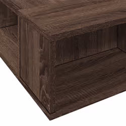 vidaXL Bed Frame Home Bed Base Brown Oak 180x200 cm Super King Engineered Wood - brown oak, 75 x 190 cm - Additional view 6