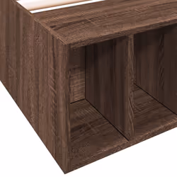 vidaXL Bed Frame Bed Base Bedstead Brown Oak 90x190 cm Single Engineered Wood - Additional view 6