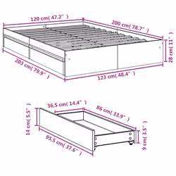 VidaXL 3280666 bed frame - Additional view 8