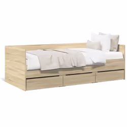 VidaXL 3280813, Sofa bed, Oak, Wood, 2030 mm, 1020 mm, 650 mm