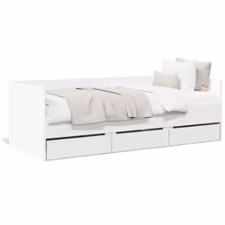 VidaXL 3280825, Sofa bed, White, Wood, 1930 mm, 930 mm, 650 mm