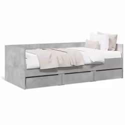 VidaXL 3280828, Sofa bed, Grey, Wood, 1930 mm, 930 mm, 650 mm