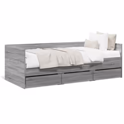 VidaXL 3280830, Sofa bed, Grey, Oak, Wood, 1930 mm, 930 mm, 650 mm