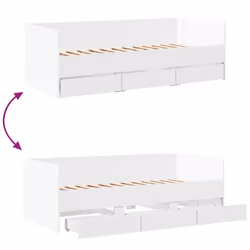 VidaXL 3280832 sofa Sofa bed White - Additional view 7