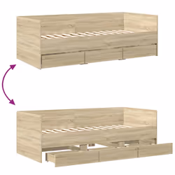 VidaXL 3280834 sofa Sofa bed Oak - Additional view 7