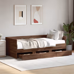 VidaXL 3280838 sofa Sofa bed Brown, Oak