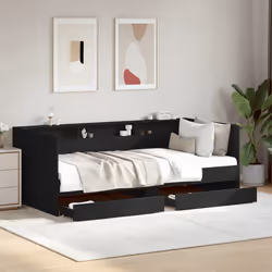 VidaXL 3280840 sofa Sofa bed Black