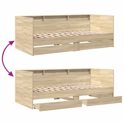 VidaXL 3280841 sofa Sofa bed Oak - Additional view 8