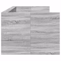 vidaXL Daybed with Drawers Sofa Bed Guest Bed Black 100x200 cm Engineered Wood - grey sonoma, 90 x 200 cm - Additional view 4