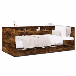 VidaXL 3280857, Sofa bed, Oak, Wood, 1930 mm, 1015 mm, 730 mm