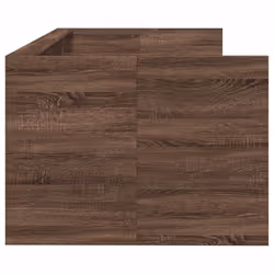 vidaXL Daybed with Drawers Sofa Bed Guest Bed Black 100x200 cm Engineered Wood - brown oak, 75 x 190 cm - Additional view 4