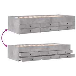 VidaXL 3280870 sofa Sofa bed Grey - Additional view 8
