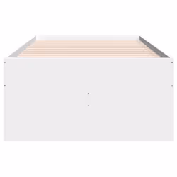vidaXL Daybed with Drawers Sofa Bed Guest Bed Black 100x200 cm Engineered Wood - white, 75 x 190 cm - Additional view 4