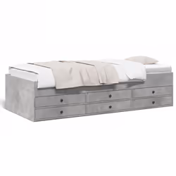 VidaXL 3280891, Sofa bed, Grey, Wood, 1930 mm, 780 mm, 455 mm
