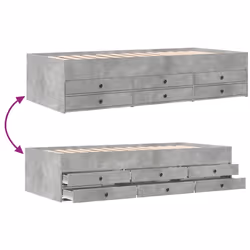VidaXL 3280891 sofa Sofa bed Grey - Additional view 7