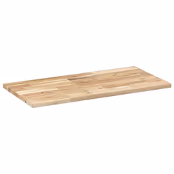 vidaXL Floating Shelves Wall Storage Shelf 4pcs Untreated Solid Wood Acacia - natural, 80 x 40 x 2 cm/ 1 pcs