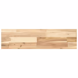 vidaXL Floating Shelves Wall Storage Shelf 4pcs Untreated Solid Wood Acacia - natural, 80 x 20 x 4 cm/ 2 pcs - Additional view 6
