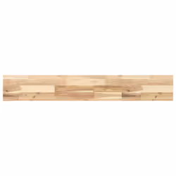 vidaXL Floating Shelves Wall Storage Shelf 4pcs Untreated Solid Wood Acacia - natural, 120 x 20 x 4 cm/ 2 pcs - Additional view 6