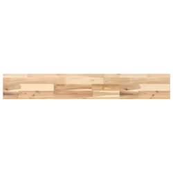 vidaXL Floating Shelves Wall Storage Shelf 4pcs Untreated Solid Wood Acacia - natural, 140 x 20 x 4 cm/ 2 pcs - Additional view 6