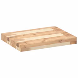 vidaXL Floating Shelves Wall Storage Shelf 4pcs Untreated Solid Wood Acacia - natural, 40 x 30 x 4 cm/ 3 pcs