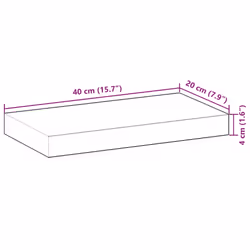 VidaXL 3279567 shelve Acacia wood - Additional view 7