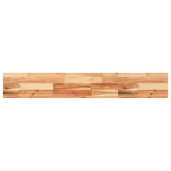 vidaXL Floating Shelves Wall Storage Shelf 4pcs Untreated Solid Wood Acacia - dark brown, 140 x 20 x 4 cm/ 3 pcs - Additional view 6