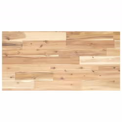 vidaXL Bathroom Vanity Top Countertop Basin Top Untreated Solid Wood Acacia - natural
