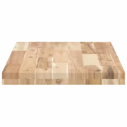 vidaXL Bathroom Vanity Top Countertop Basin Top Untreated Solid Wood Acacia - Additional view 4