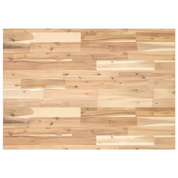 vidaXL Desk Top Replacement Worktop Table Top Untreated Solid Wood Acacia - natural, 80 x 70 x 2 cm