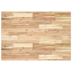 vidaXL Desk Top Replacement Worktop Table Top Untreated Solid Wood Acacia - natural, 80 x 70 x 2 cm