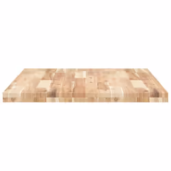 vidaXL Desk Top Replacement Worktop Table Top Untreated Solid Wood Acacia - natural, 80 x 70 x 4 cm - Additional view 4