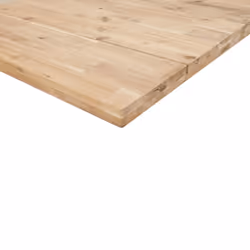 vidaXL Desk Top Replacement Worktop Table Top Untreated Solid Wood Acacia - natural, 80 x 70 x 4 cm - Additional view 6