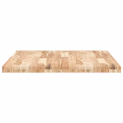 vidaXL Desk Top Replacement Worktop Table Top Untreated Solid Wood Acacia - natural, 100 x 80 x 4 cm - Additional view 4