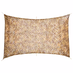 vidaXL Camouflage Netting with Storage Hunting Cover Shooting Hunting Shelter - sand, 410 x 285 cm