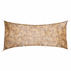vidaXL Camouflage Netting with Storage Hunting Cover Shooting Hunting Shelter - sand, 627 x 290 cm