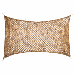 vidaXL Camouflage Netting with Storage Hunting Cover Shooting Hunting Shelter - sand, 600 x 414 cm
