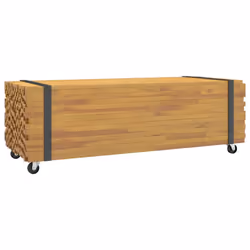vidaXL Coffee Table 110x45x35 cm Solid Wood Teak end table sofa table - Additional view 5